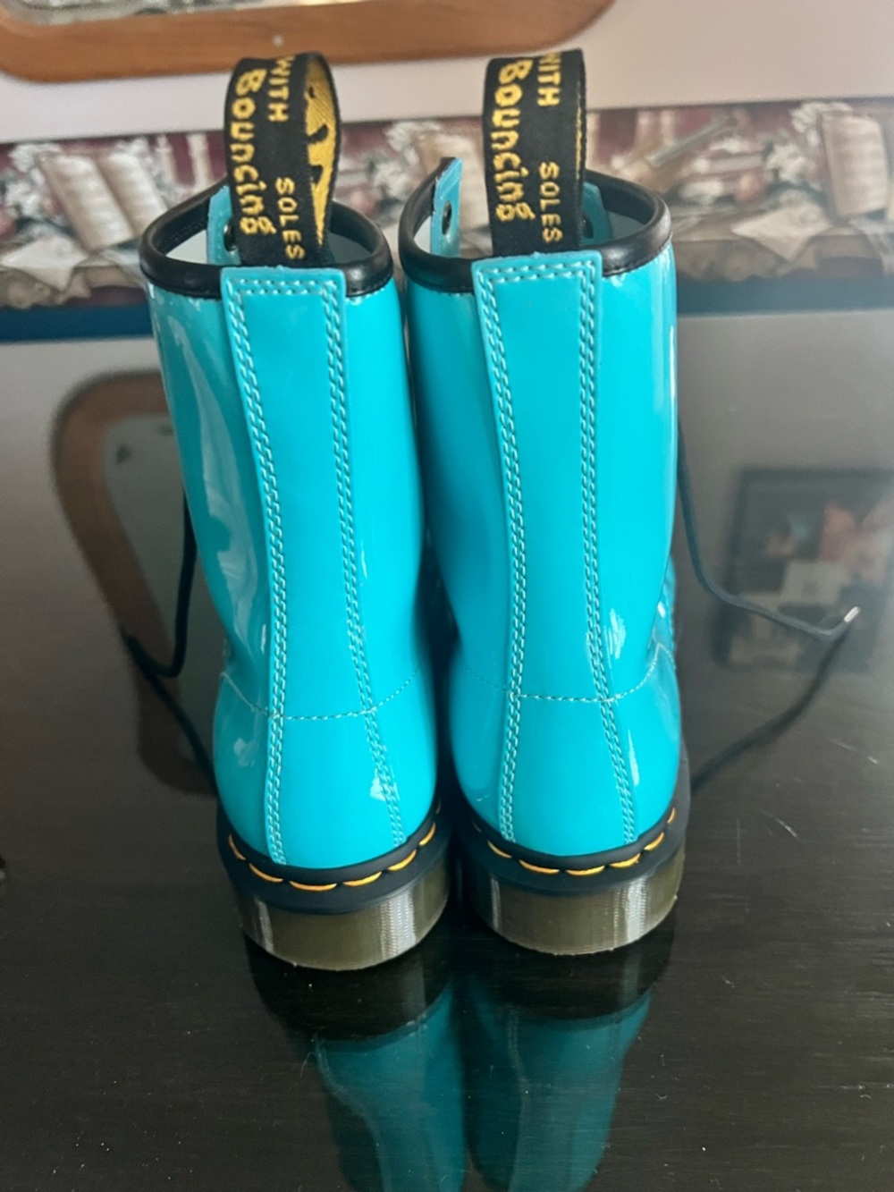 Dr. Martens Limited Release Tiffany Lace-Up Boots with Heart Charms size 10 - Picture 2 of 16